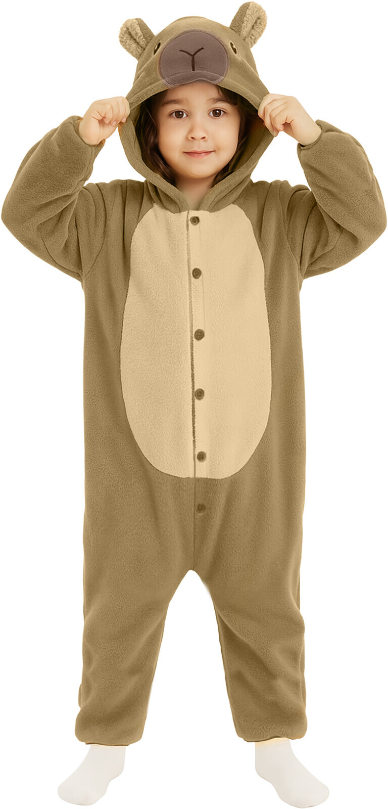 Guirca Detský kostým - Kapybara Veľkosť - deti: L: 129-137 cm