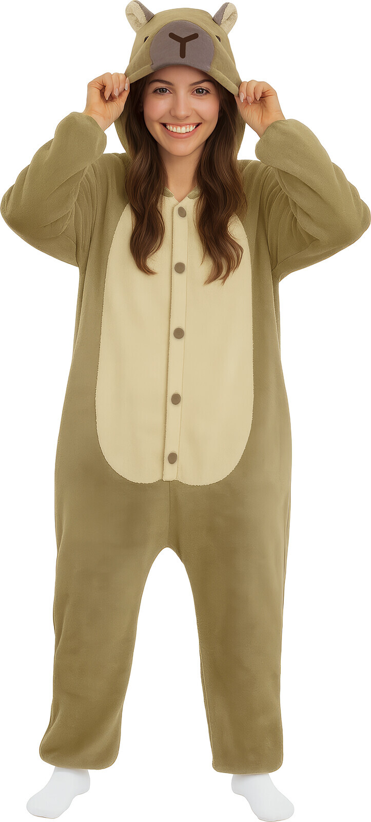 Guirca Dámsky kostým - Kapybara Veľkosť - dospelý: L