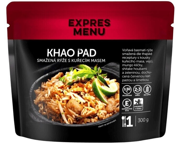 Expres menu khao pad smažená rýže s kuřecím masem 300 g