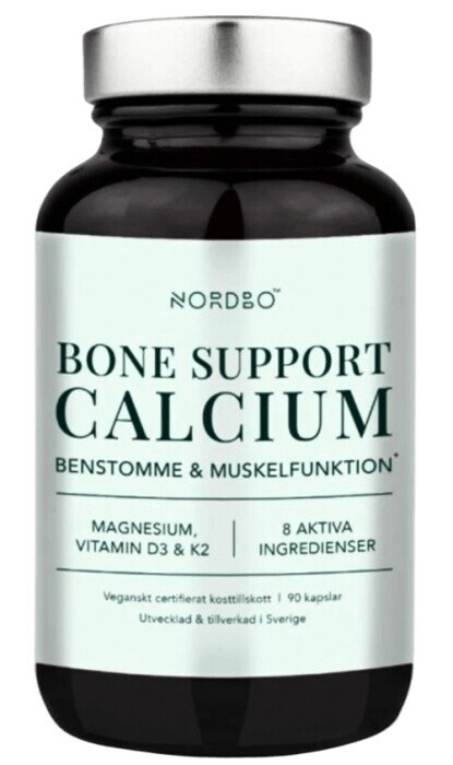 Nordbo bone support calcium 90 kapslí