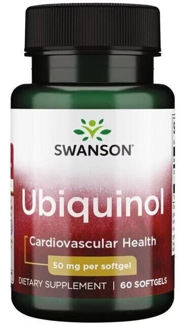 Swanson ubiquinol 50 mg 60 kapslí
