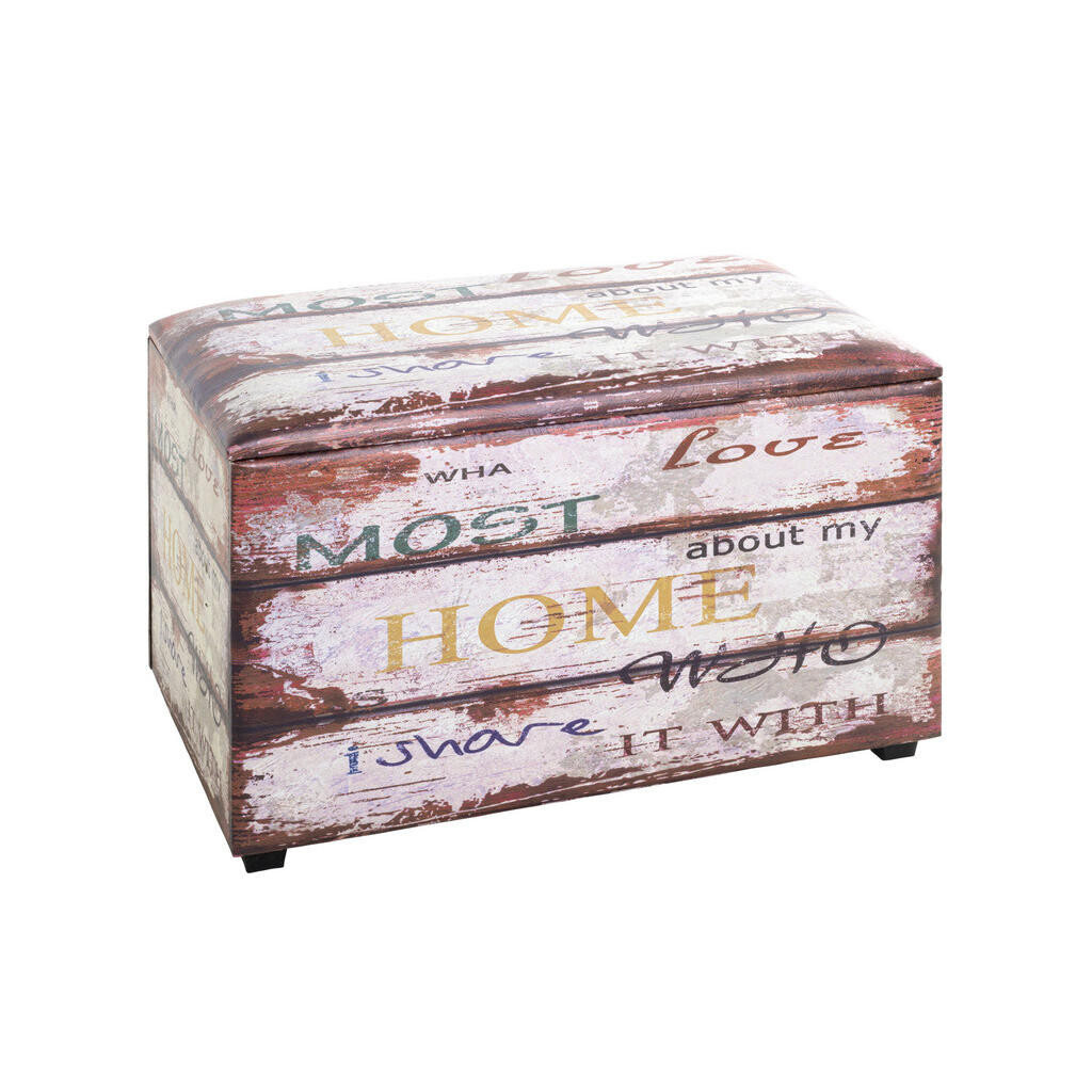 Landscape LAVICA S ÚLOŽNÝM PRIESTOROM, plast, kompozitné drevo, 65/42/40 cm