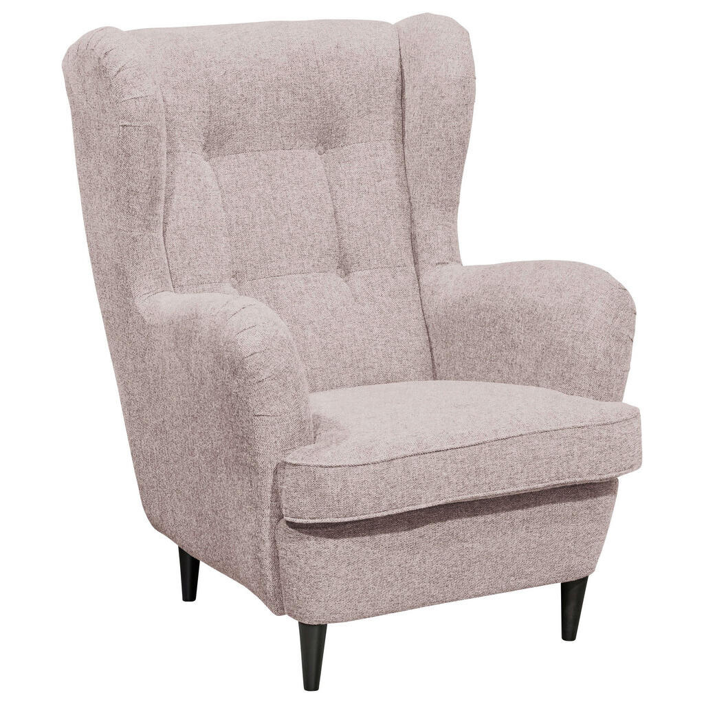 MID.YOU KRESLO UŠIAK, textil, ružová