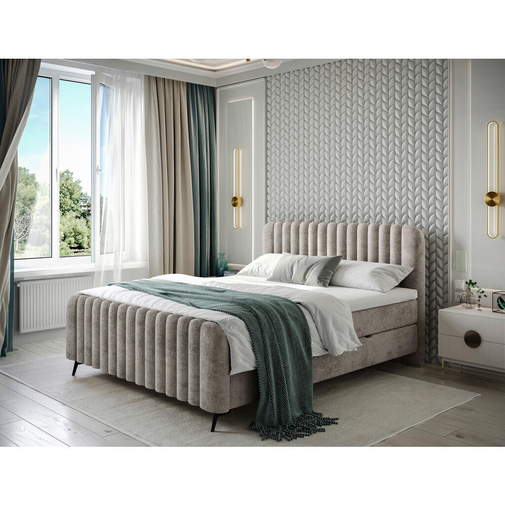 MID.YOU AMERICKÁ POSTEĽ, 200/200 cm, hnedá