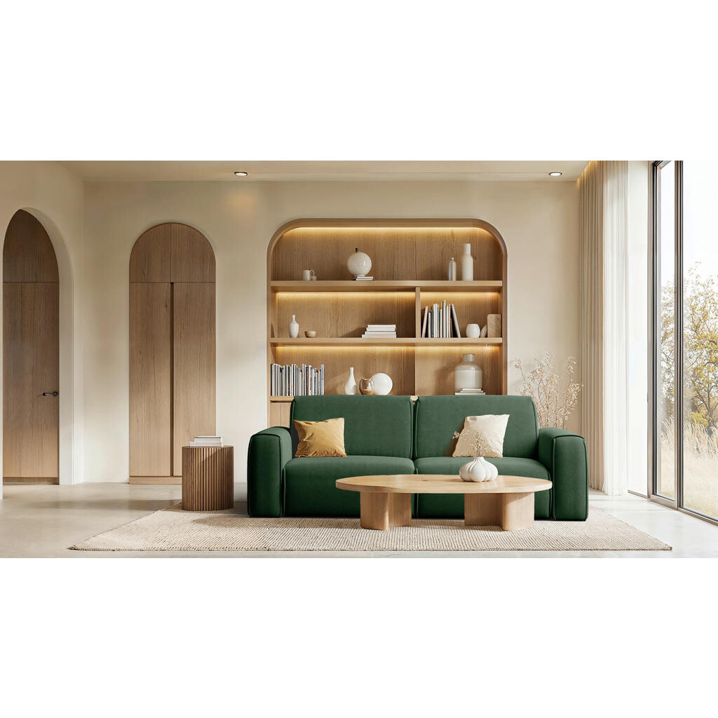 Livetastic ROZKLADACIA POHOVKA, textil, tmavozelená