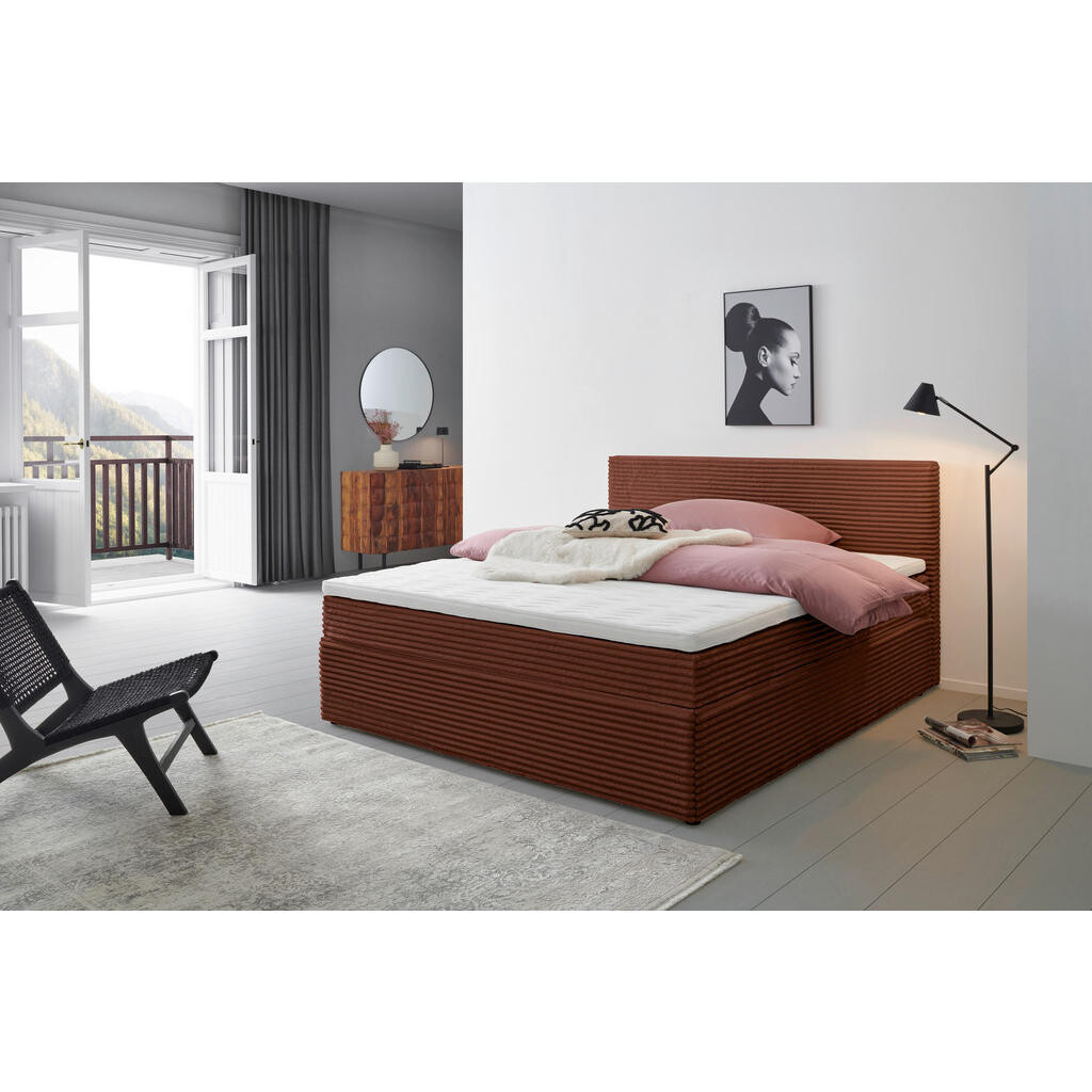 Livetastic AMERICKÁ POSTEĽ, 180/200 cm, hrdzavá