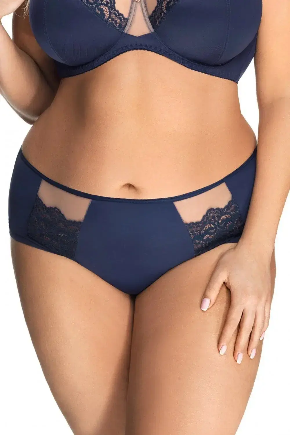 Dámske nohavičky 442 Luisse blue - GORSENIA tmavě modrá L