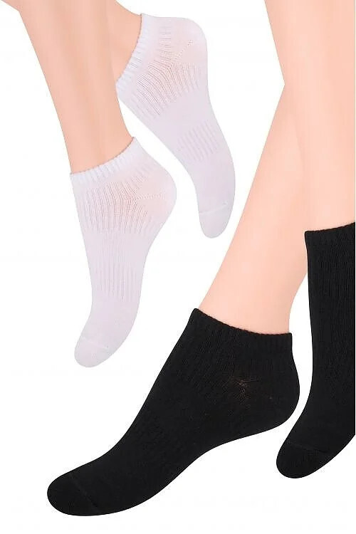 Športové ponožky art.024 - Steven 41/43 černá