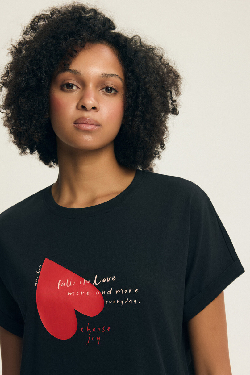 NOČNÁ KOŠEĽA ELAIN 44496 SS26 černá S