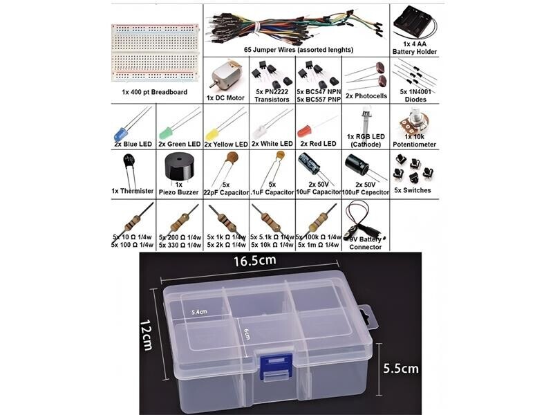 Súprava elektronických komponentov 04