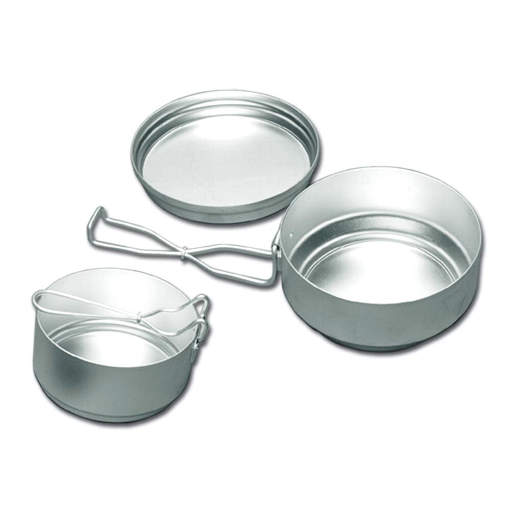 Ešus ALB hliníkový trojdielny - strieborný