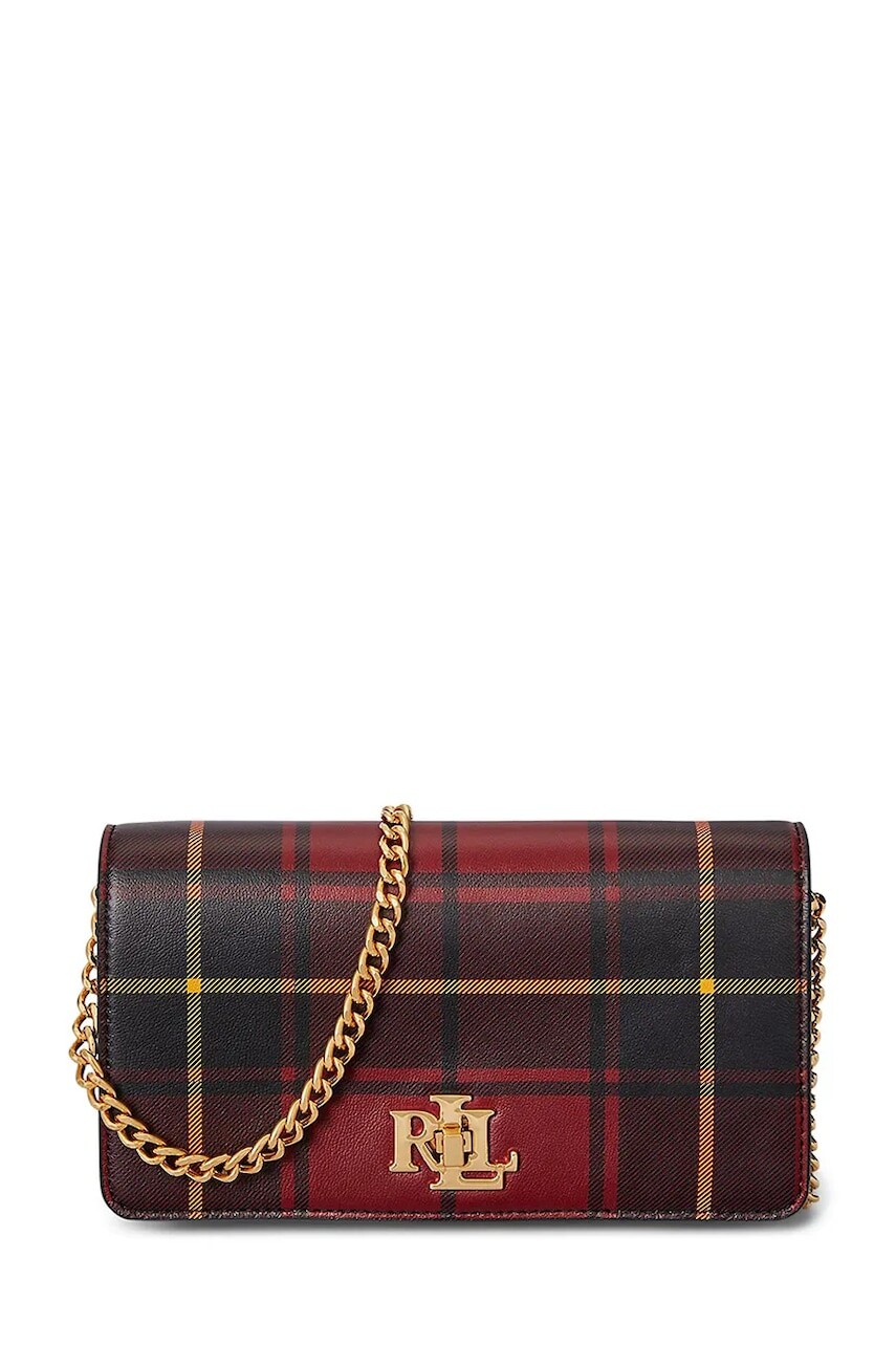 Kožená listová kabelka Lauren Ralph Lauren