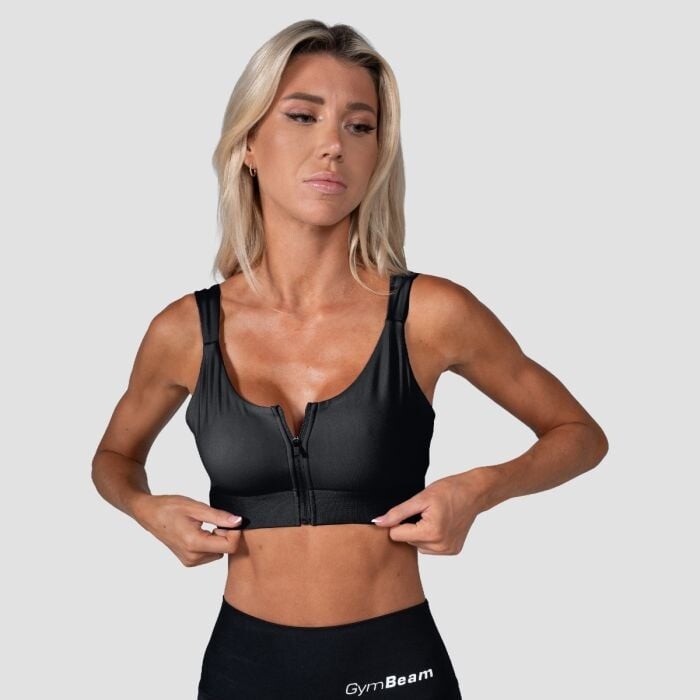 GymBeam Športová podprsenka Prime Black  XS