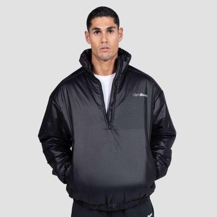 GymBeam Bunda 1/2 Zip Prime Black  S