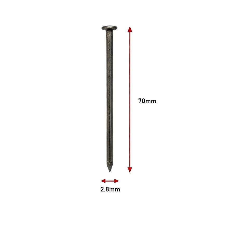 Stavebné Klince 2,8×70 mm