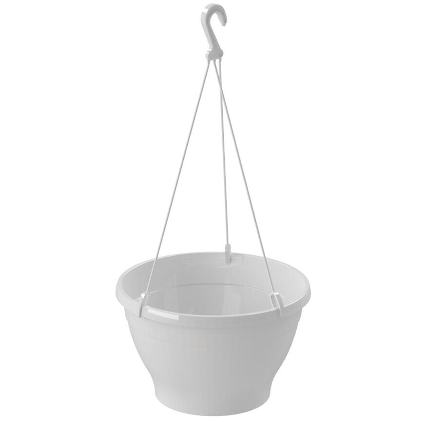 Kvetináč W30 30x18 biela