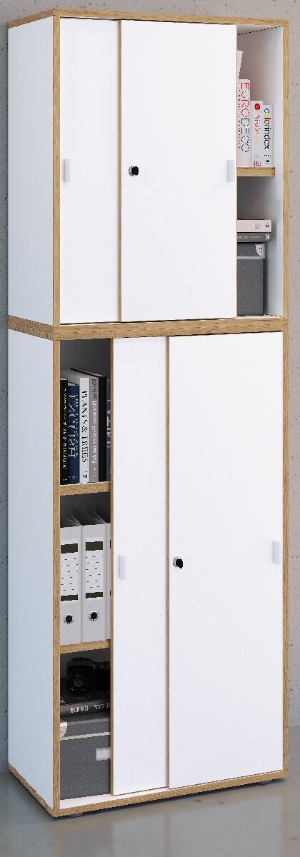 VCM Posuvná skriňa s 5 priehradkami 