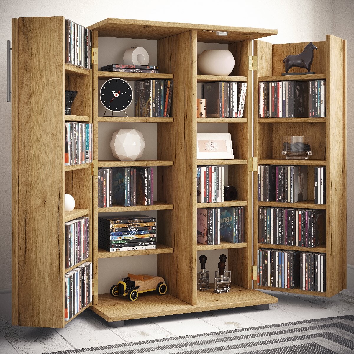 Polička na CD/DVD VCM 