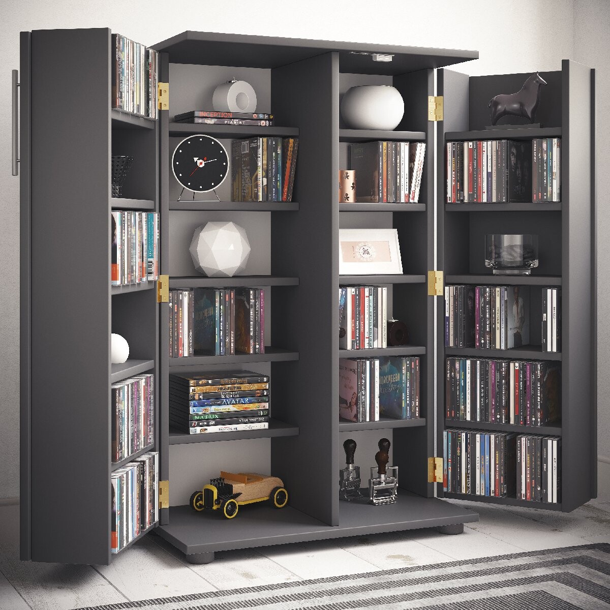 Polička na CD/DVD VCM 