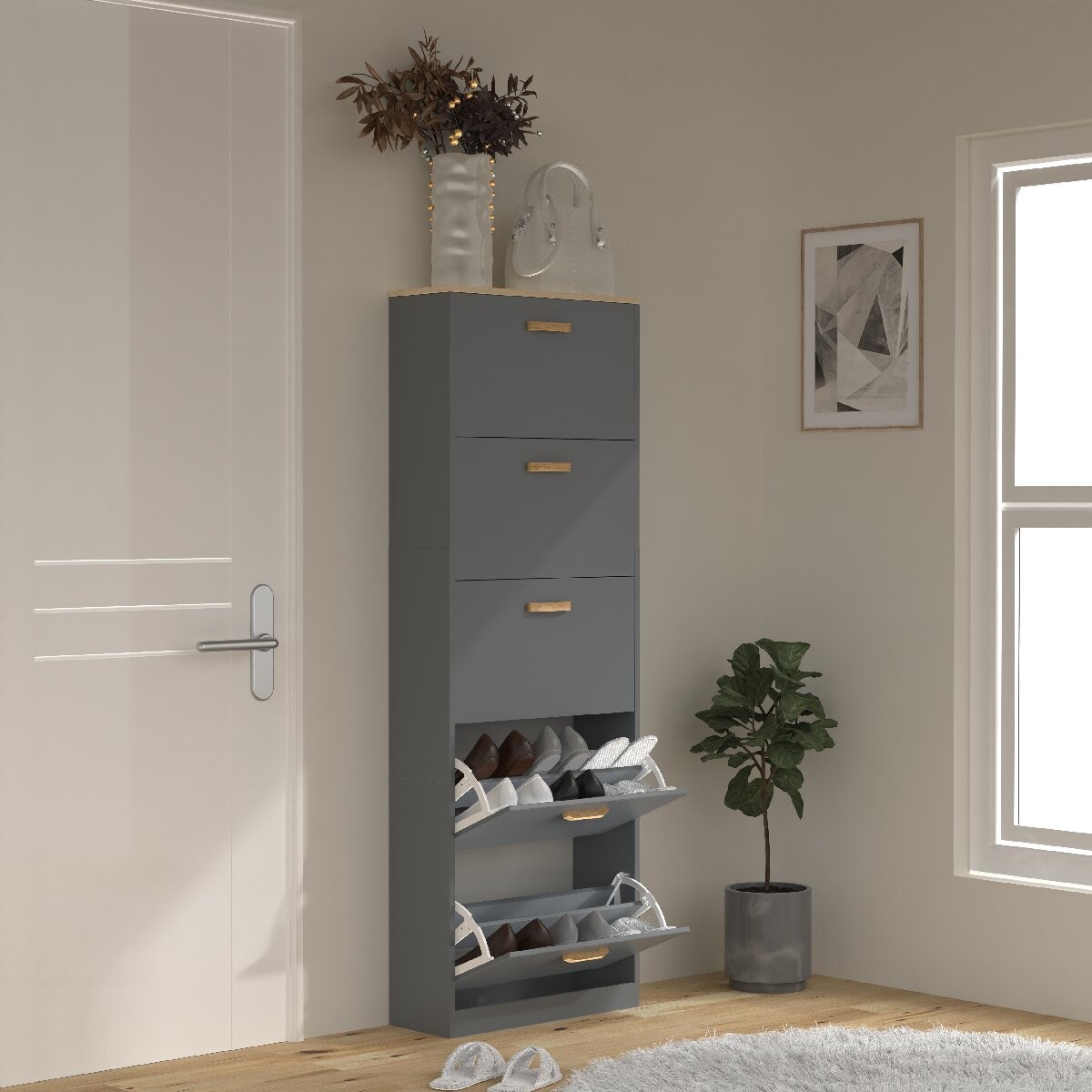 Regál na topánky VCM 