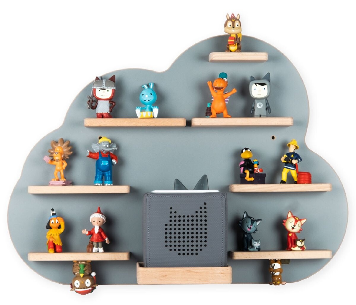 Regál Boarti Tonie - Cloud M, sivý