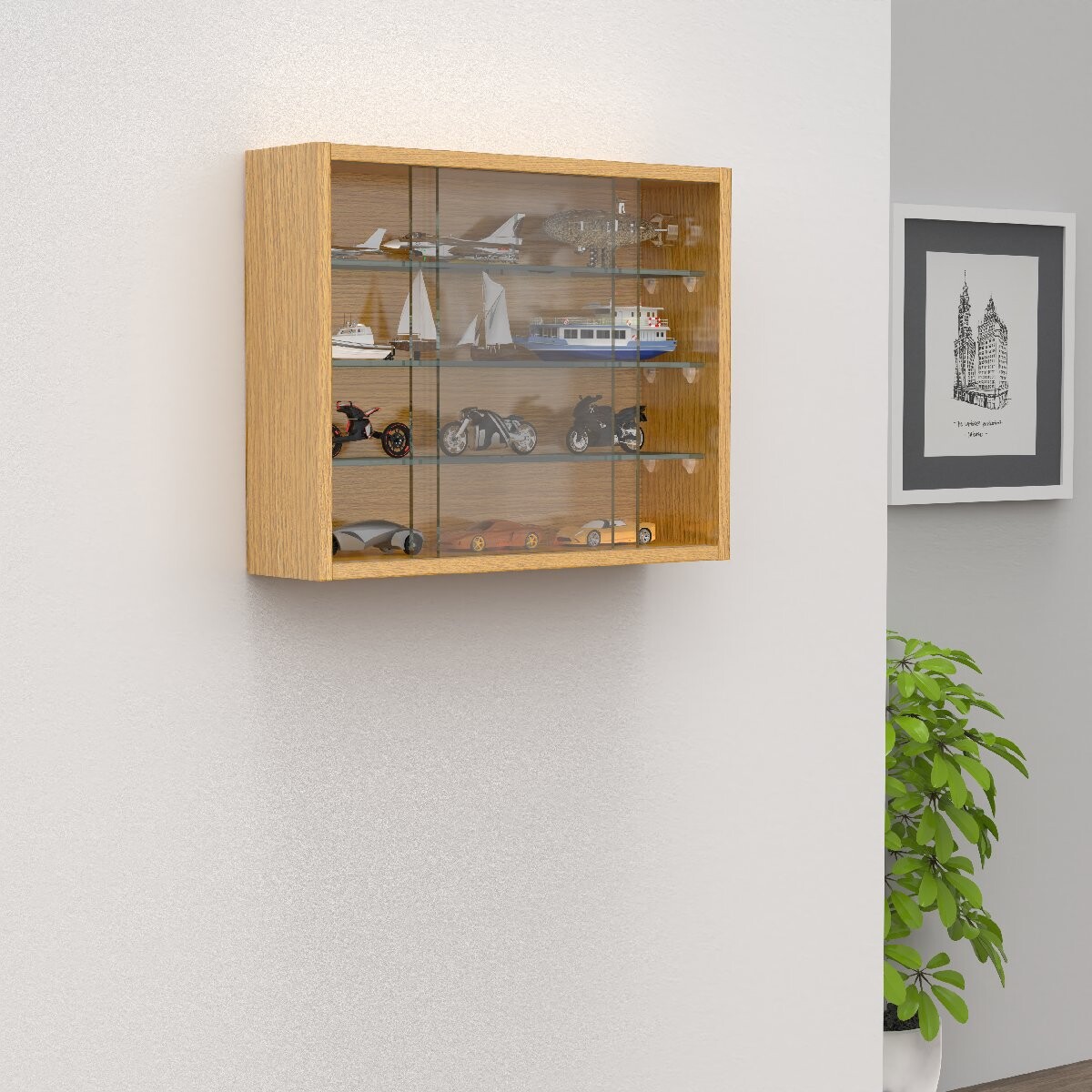 VCM Nástenná vitrína 