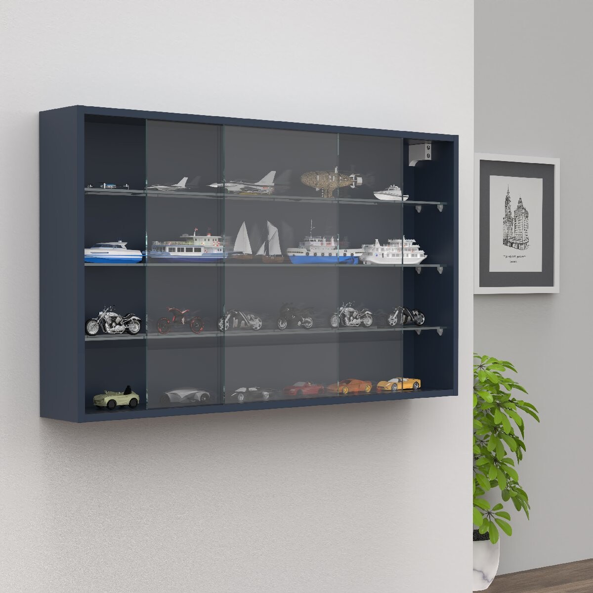 VCM Nástenná vitrína 