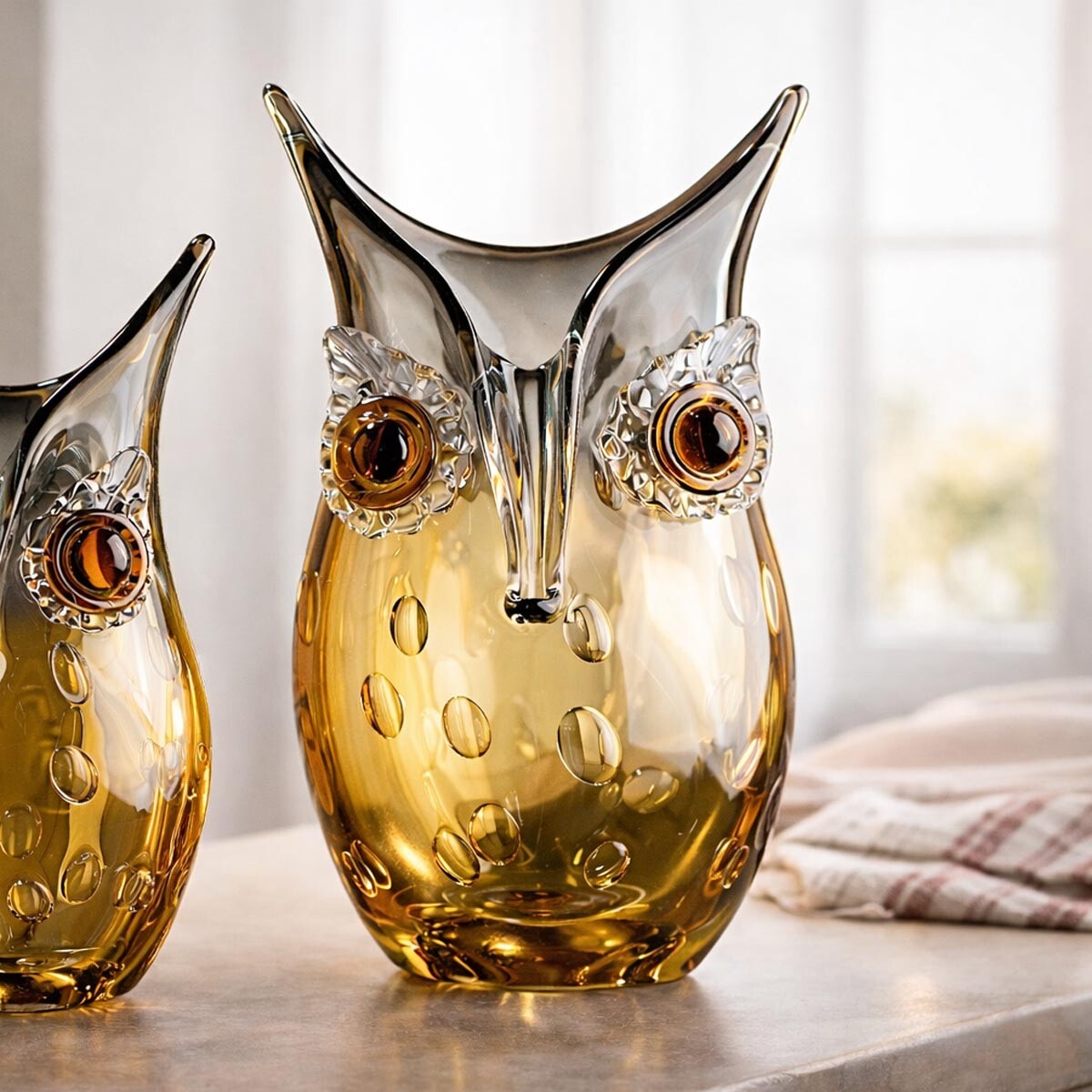 Váza so sovou, 27 cm