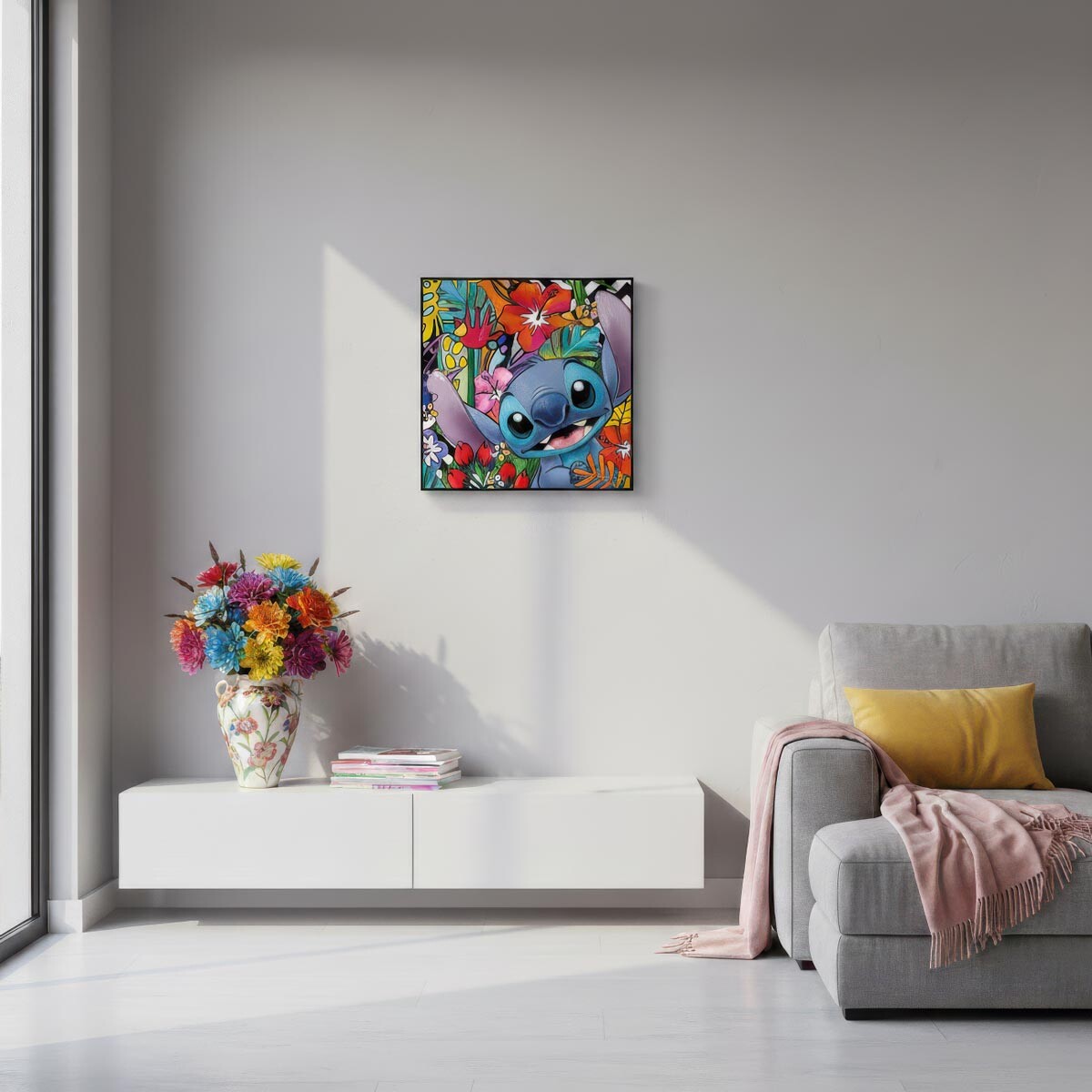 Maľovanie na stenu Stitch