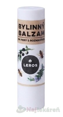 LEROS Bylinný balzam na pery s rozmarínom 4,5g