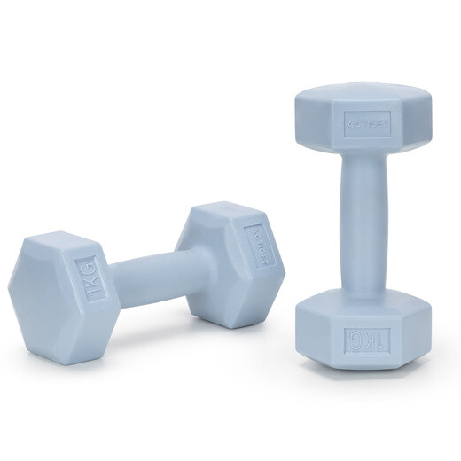 Jednoručné činky - 2 ks - 2x1 kg - svetlomodré