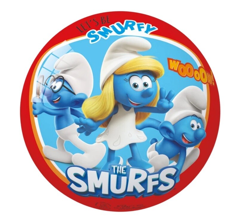 Lopta 23cm Šmolkovia