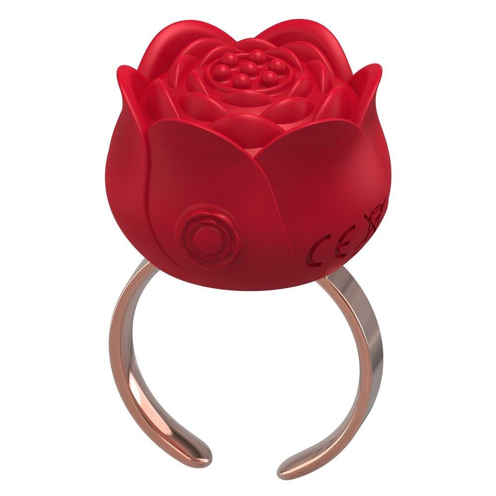 BASIC X vibrátor na prst - ruža