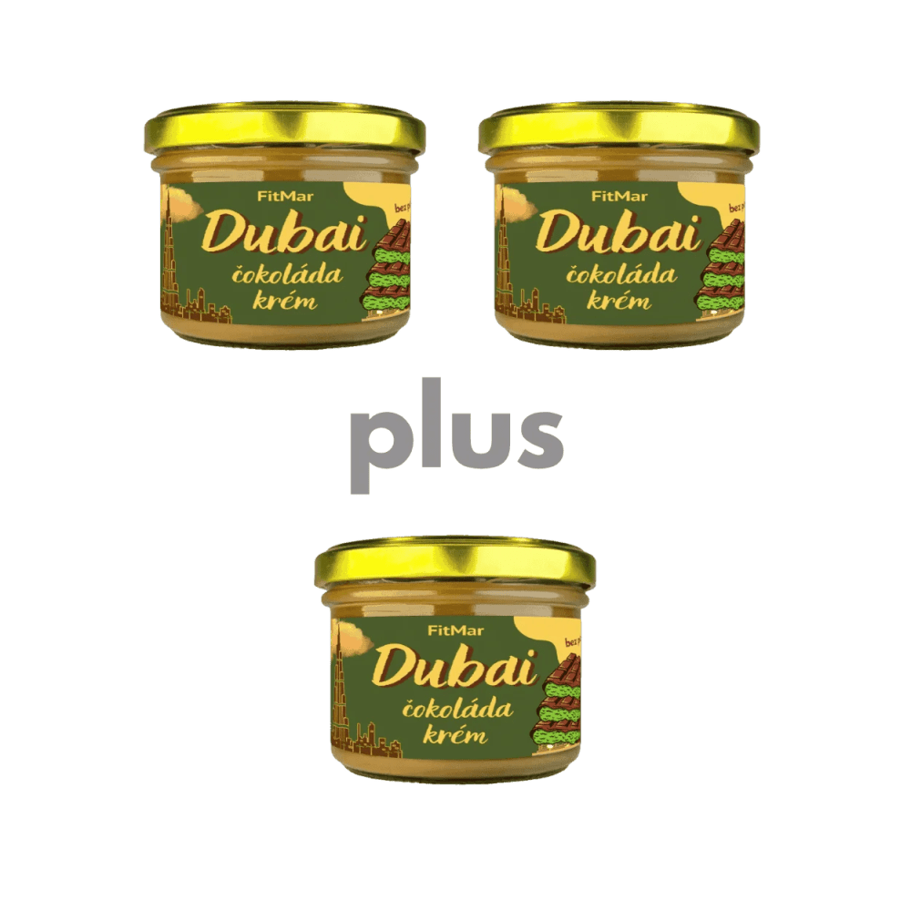 2+1 ZADARMO Krém s príchuťou dubajskej čokolády 190g