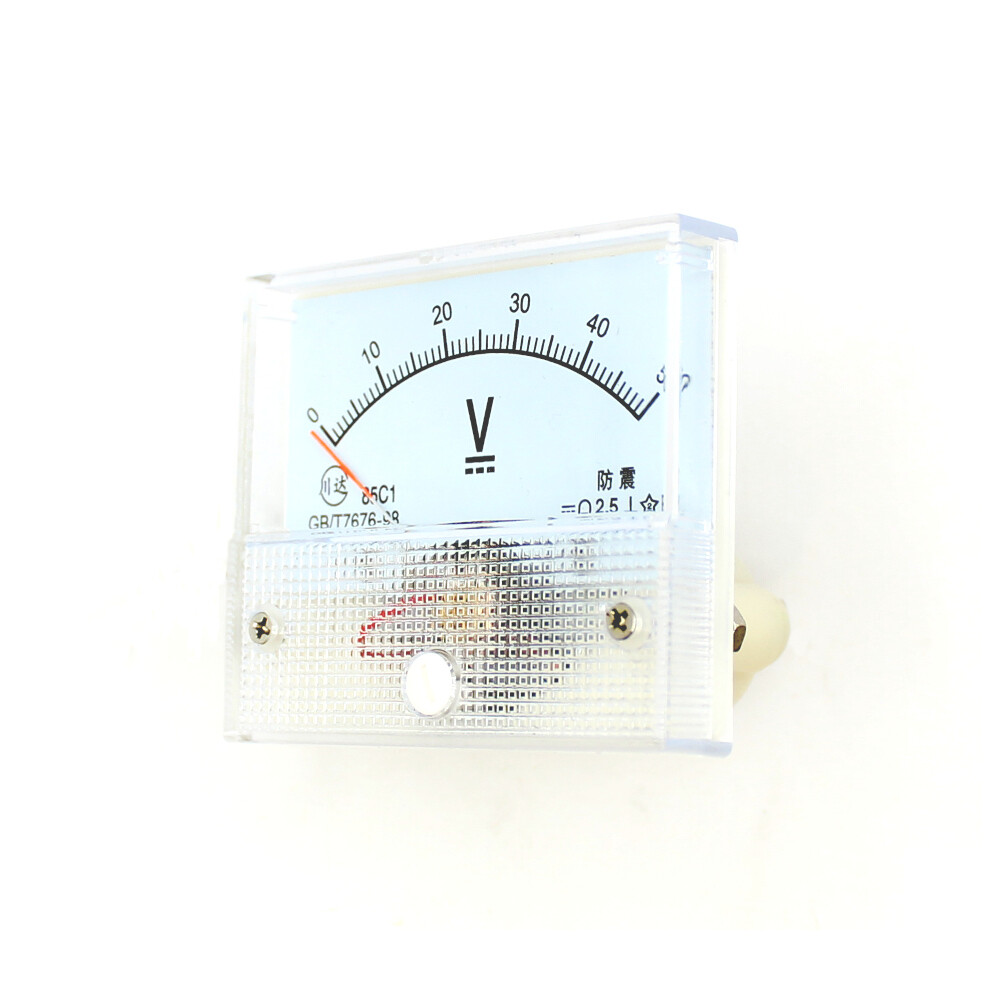 Panelový ručičkový voltmeter 85C1 - 0 až 50V DC