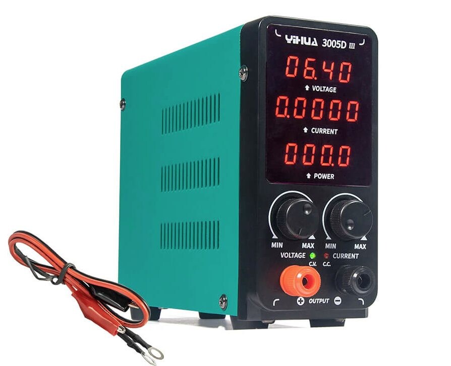 Jednoduchý laboratórny zdroj YIHUA 3005D-III 30V 5A 150W