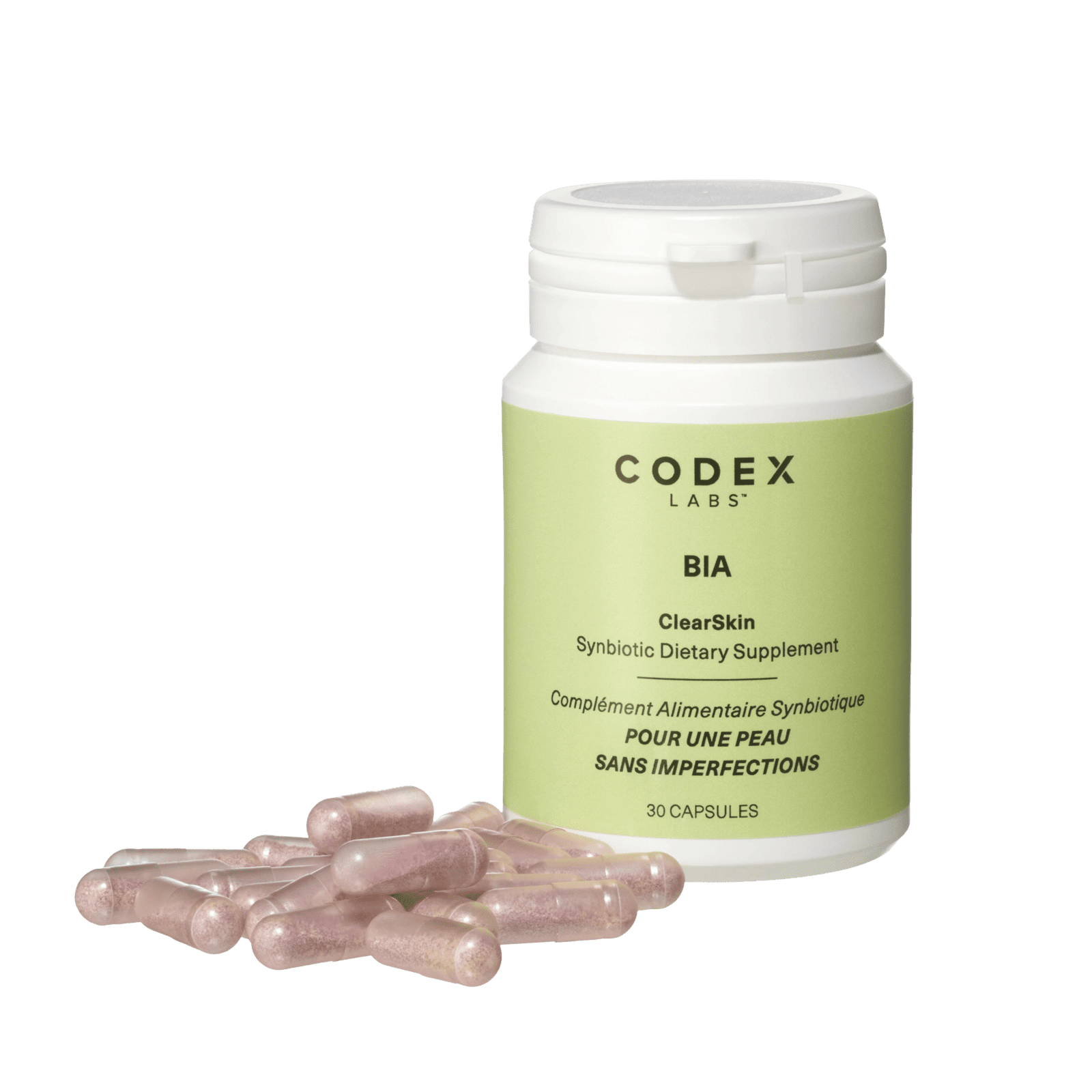 CODEX LABS BIA ClearSkin Synbiotic Dietary Supplement 30 kapsúl