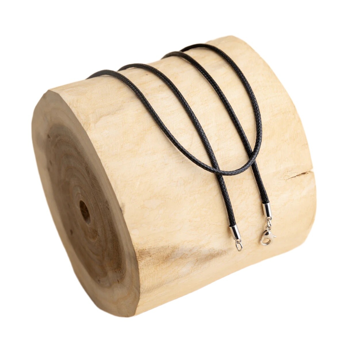 MUMMY BELL Dlhá čierna zapletaná šnúrka 114 cm