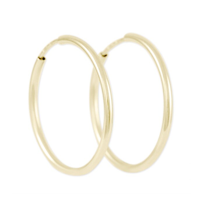 Soliter Elegantné kruhy zo žltého zlata 231 001 00651 00