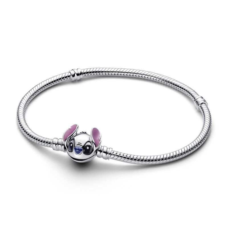 Pandora Strieborný náramok Disney Stitch 593738C01 19 cm