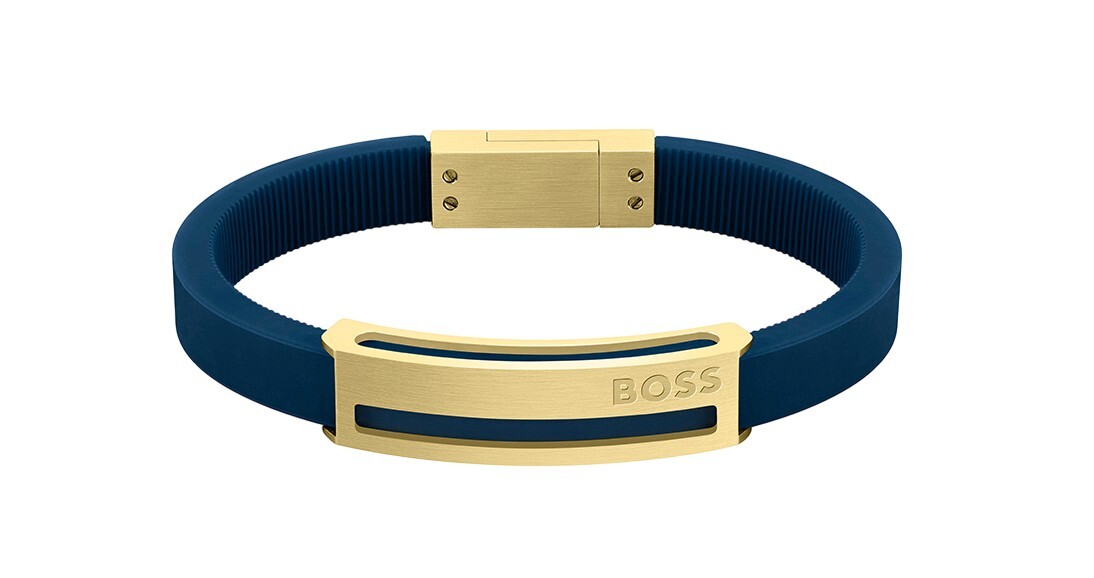 Hugo Boss Pánsky oceľový náramok Sakis 1580362 19 cm