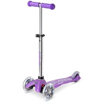 Micro Mini Deluxe Glitter LED purple