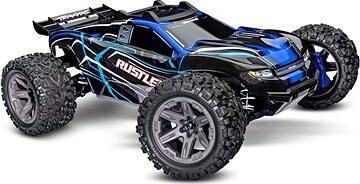 Traxxas Rustler 1:10 2BL 4 WD modrý