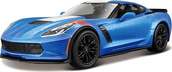 Maisto Corvette Grand Sport 2017 1:24 modrá metalíza