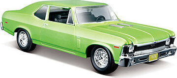 Maisto Chevrolet Nova SS 1970 1:24 světle zelená metalíza