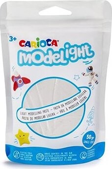 Carioca Modelovací hmota Modelight 50 g, bílá