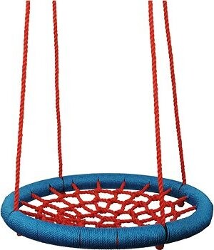 Woody Hojdací kruh červeno-modrý