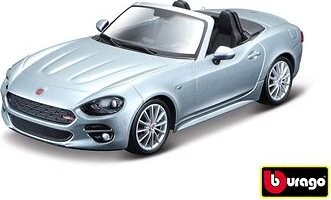 Bburago 1:24 Fiat 124 Spider Metalic Silver