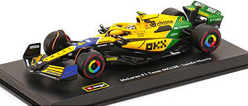 Bburago McLaren F1 Team MCL38 (2024) 1:43 #4 Norris Senna Edition (s jezdcem)