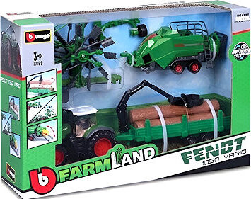 Bburago Fendt 1050 Vario s doplňky (dárkové balení)